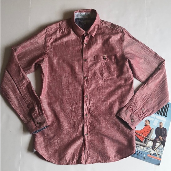 Ted Baker London Other - HP 🎉 Ted Baker London Laavato Button Down Shirt